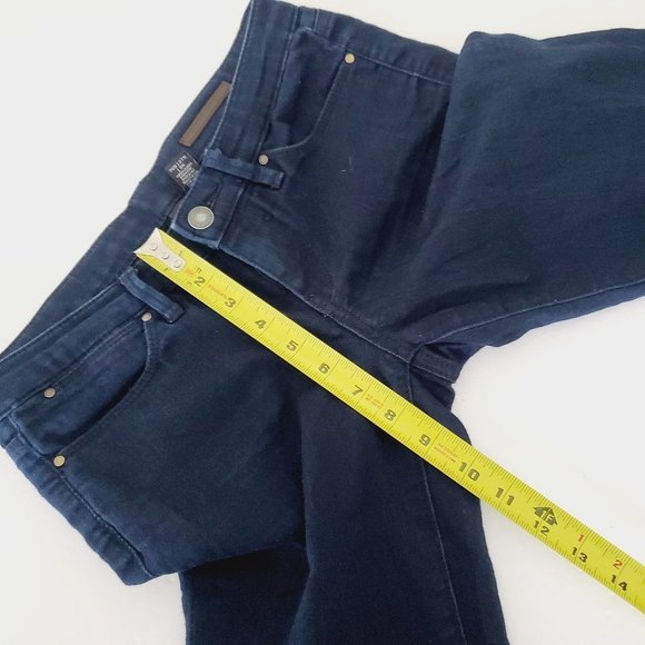 CLUB MONACO Dark Rinse Raw Hem Skinny Jeans - Picture 11 of 12